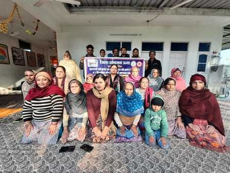 Women learned yoga asanas to cure diseases