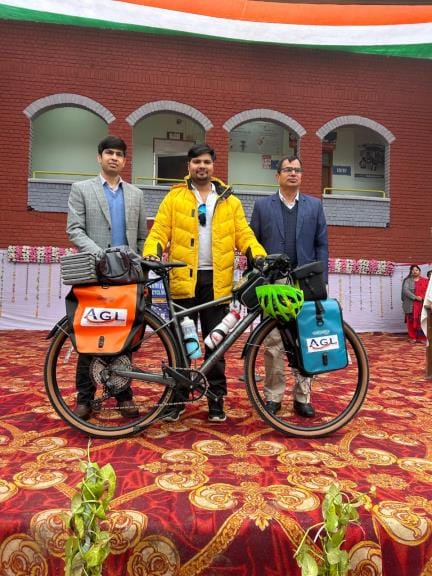 mahesh on 14 countries cycle travel