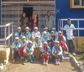 women learnt about mashroom production
