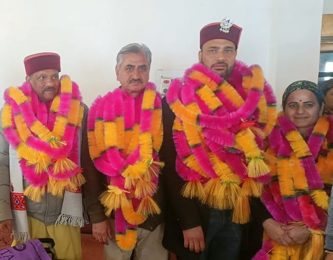 Vijay Mehta Rohru and Asha Khachi become president of Chirgaon BJP Mandal.
