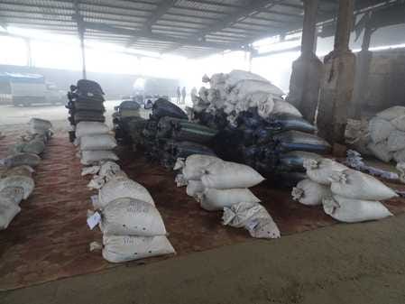 The confiscated narcotics were destroyed