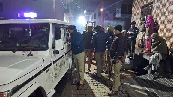Firing creates stampede in Gaddiwada, many people detained