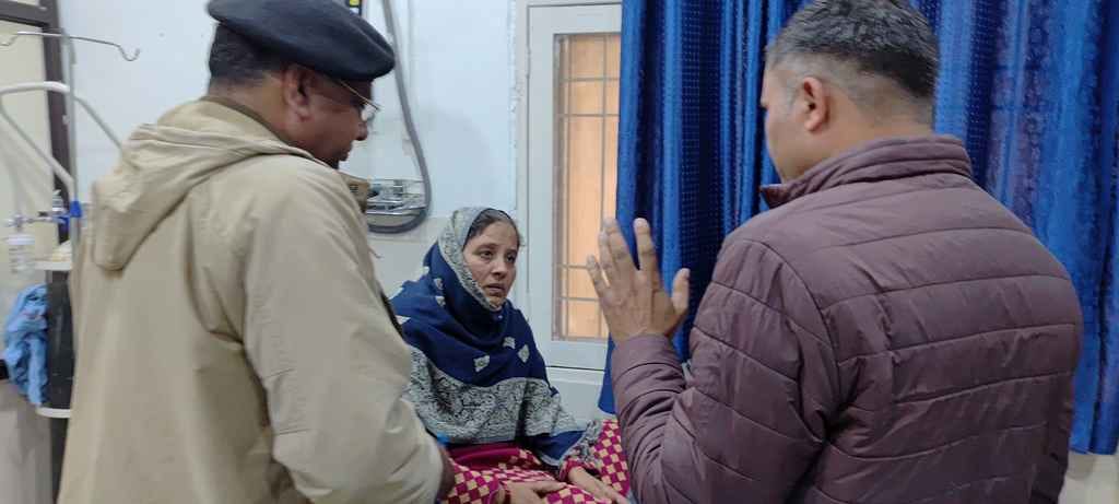 When he did not send his wife, he fired bullets on his mother-in-law