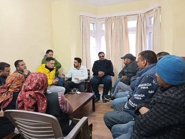 BJP Mandal meeting in Dalash, Nithar, Kullu