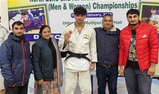 Rohita won gold medal in judo competition