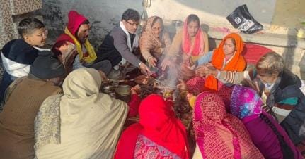 Took a pledge to protect cows by offering sacrifices in Yagya.