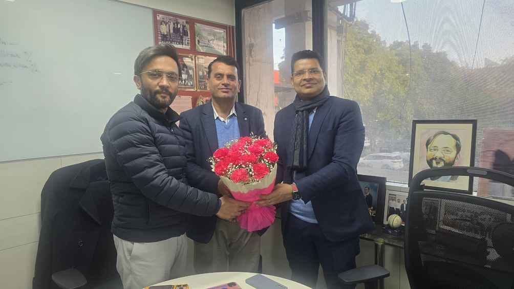 Ramesh Desai honored in Chandigarh on becoming director