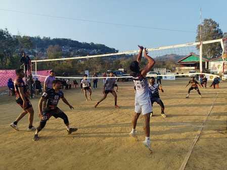 Volleyball final will be held today between Dho and Mahal team