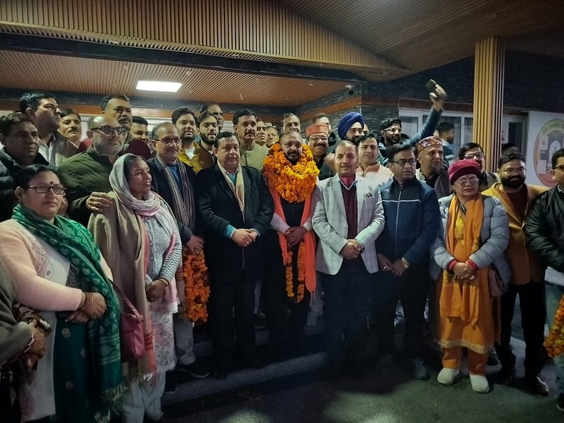 Shyam Minhas of Chintpurni assembly constituency becomes BJP district president.