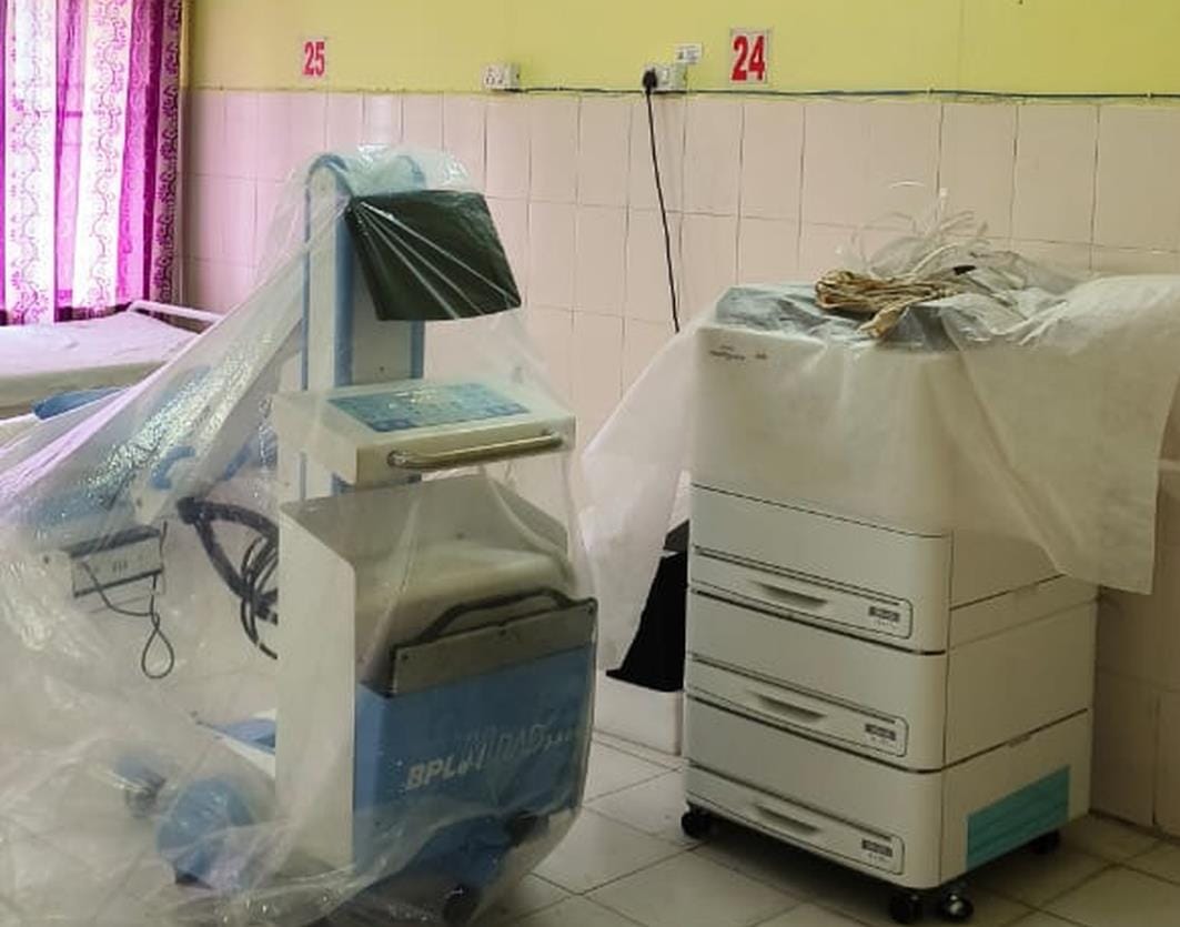 There are no technicians in six CHCs, X-ray is stalled