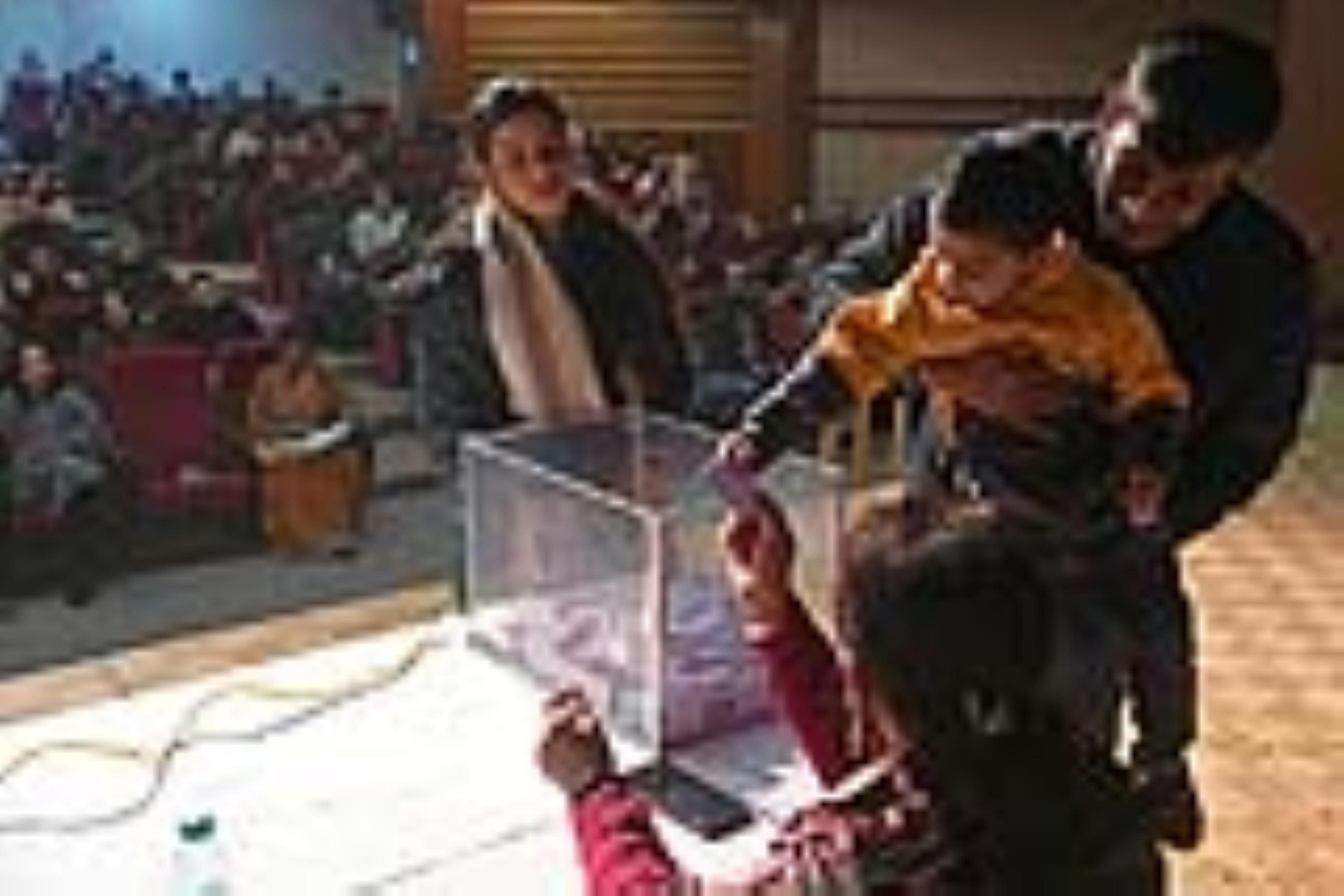 The draw took place in DPS, when the child got admission, the parents shed tears of joy