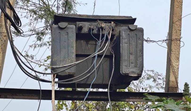 Rasoolabad's electric transformer blows up, villagers worried