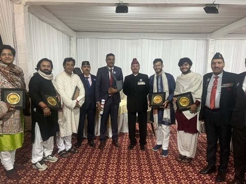 Akash Sharma of Kanina awarded in Uttarakhand