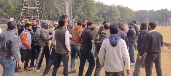 jammu, protest, jammu university