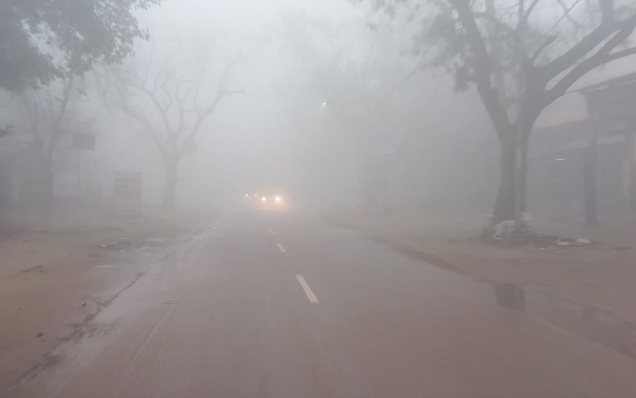 Minimum temperature dropped by two degrees due to drizzle