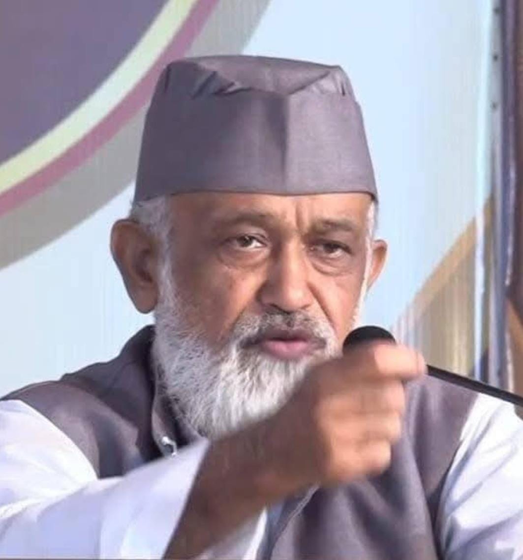 Maulana Jafar Masood was buried in Takiya