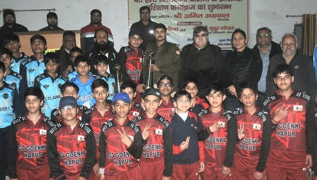 GD Goenka Hapur won the 13th Hema Kohli Memorial Cricket Tournament