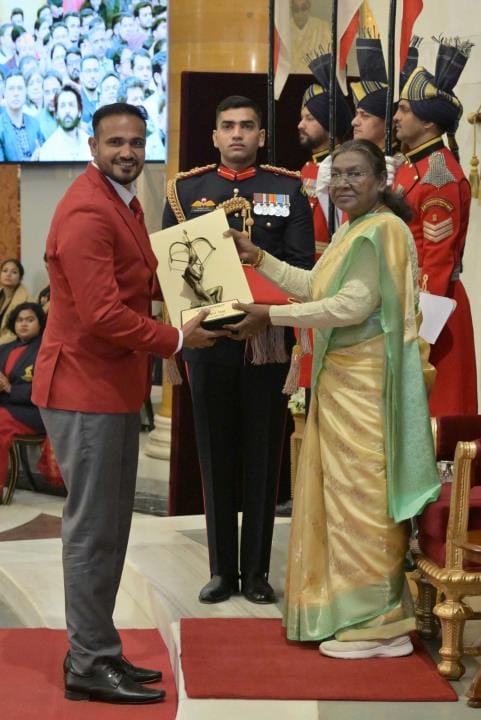 Difficulties could not stop Manzil, received Arjun Award