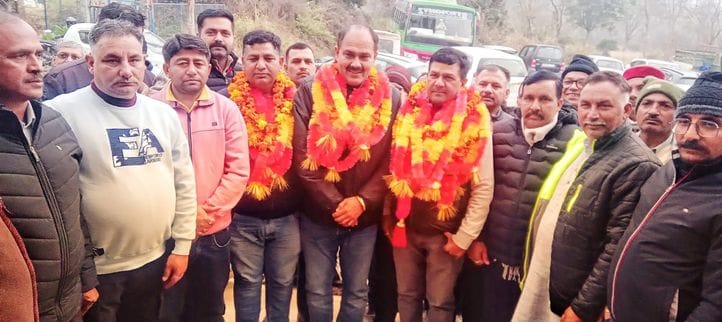 Rajendra Bangana and Raj Kumar became BJP Mandal President of Dera Baba Rudranand.