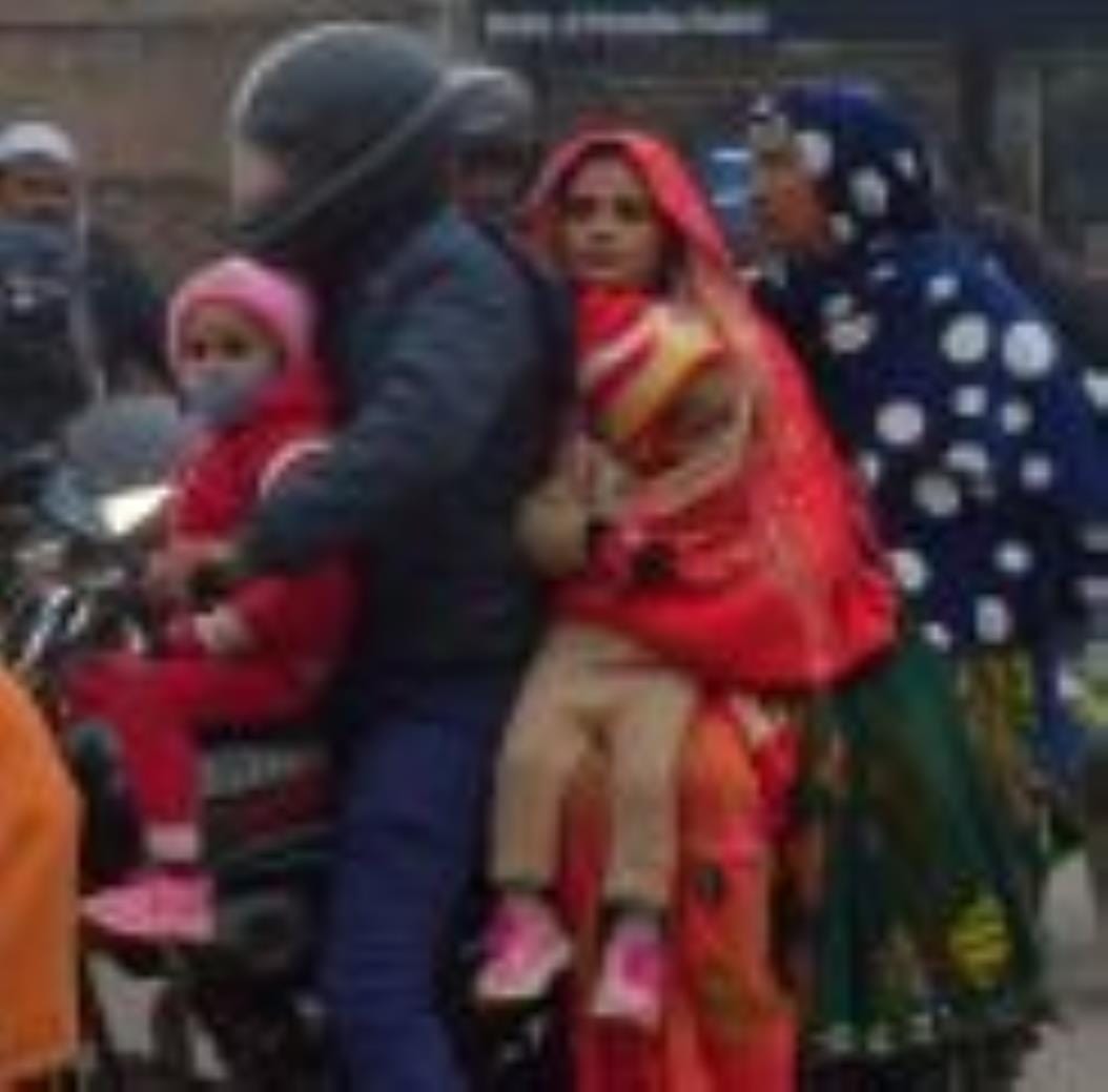 cold wave shivered people