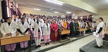 Students were administered oath to follow the Constitution