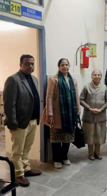 The director of the health department inspected the hospitals