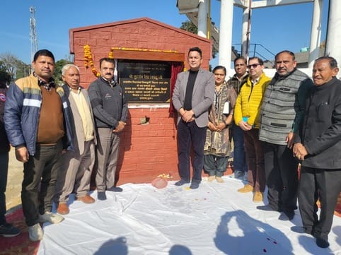 MLA Bablu performed Bhoomi Pujan of Panchavati Park in Bhaira