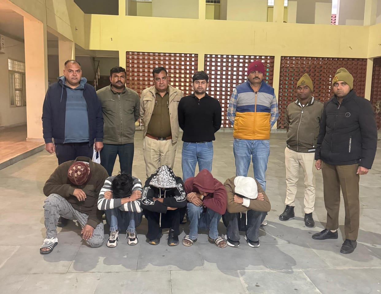 Two theft cases solved, five accused arrested, goods recovered