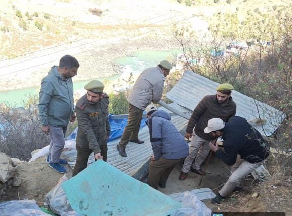 Encroachment removed from forest land in Bhaderwah