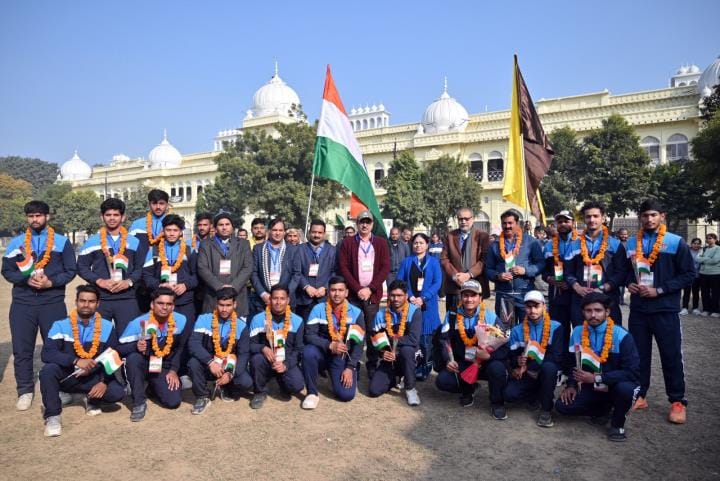 Lucknow University cricket team leaves for Nepal