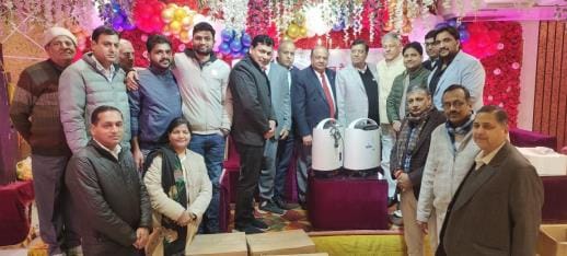 Oxygen concentrator bank started