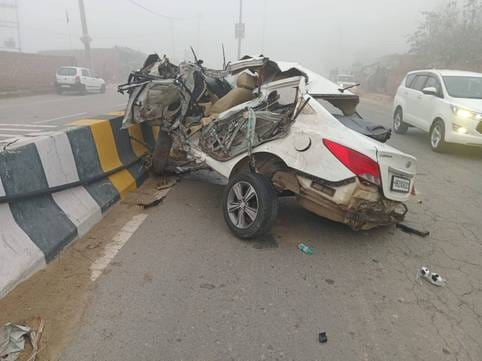 Inauguration of the ceremony from Punjab Two people of Jakhal died in a road accident, three people injured