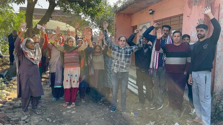 Peoples Held Protest For Drinking water