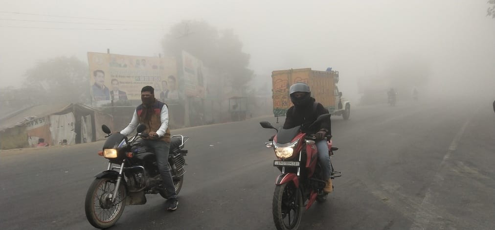 Weather changed again, fog remained