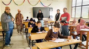 1829 out of 2457 students took the entrance examination at 9 centers of Navodaya Vidyalaya.
