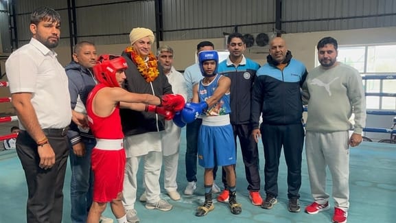 Aryan, Rahul and Saurabh made it to the finals on the second day of the boxing competition
