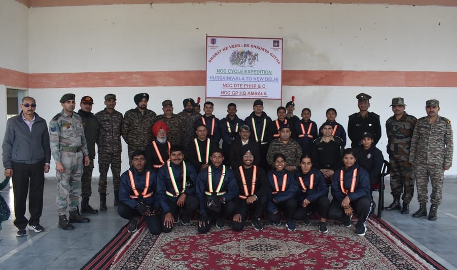 Cycling tour of NCC cadets welcomed