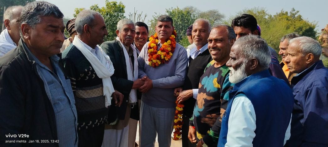Pramod Jangid became Nizampur division president