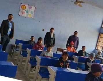 2693 students gave the entrance examination of Navodaya School.