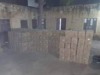 Hanumangarh English liquor worth 31 lakhs seized truck driver absconded from spot smuggling