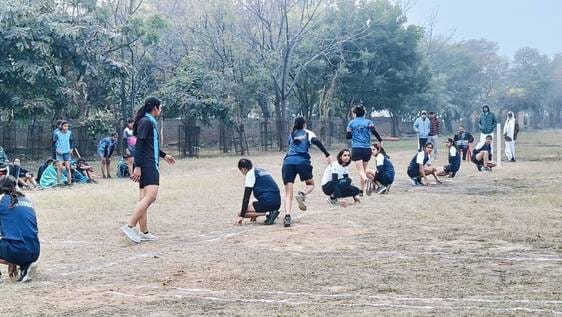 The team of Thuiyan and Dhani Chhatriya stood second in Kho-Kho competition