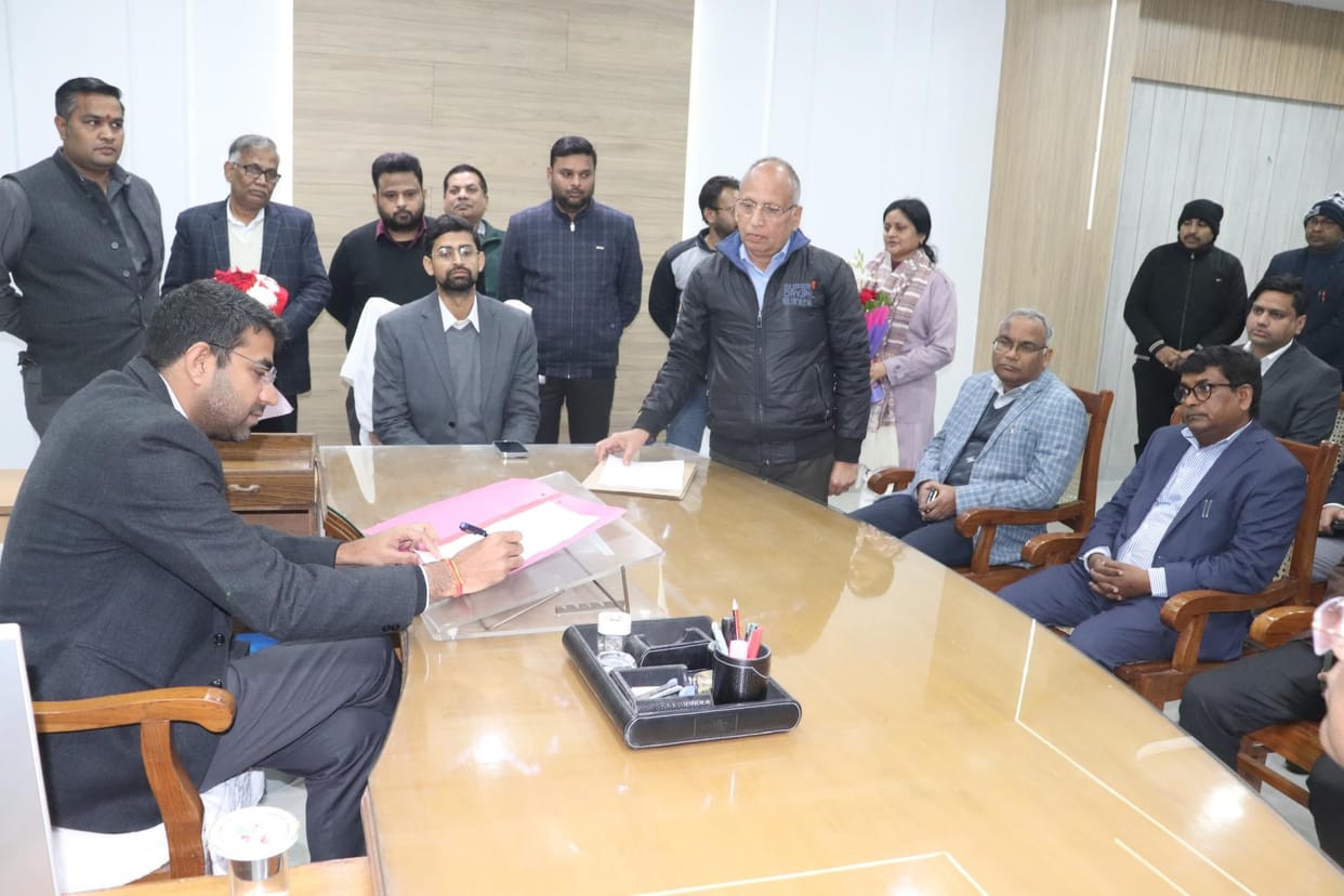 District Magistrate Deepak Meena took charge