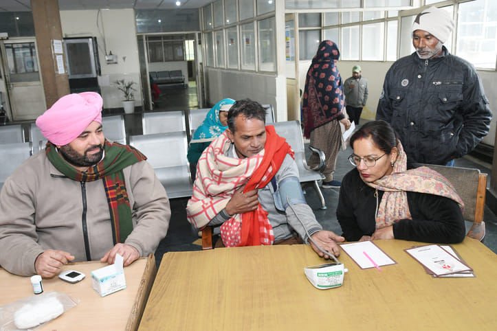 Health checkup of 155 officers and employees of Municipal Council