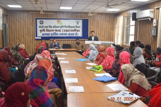 Gave information about dairy farming to women farmers
