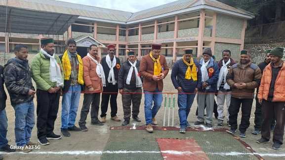 14th cricket competition started in Dofda