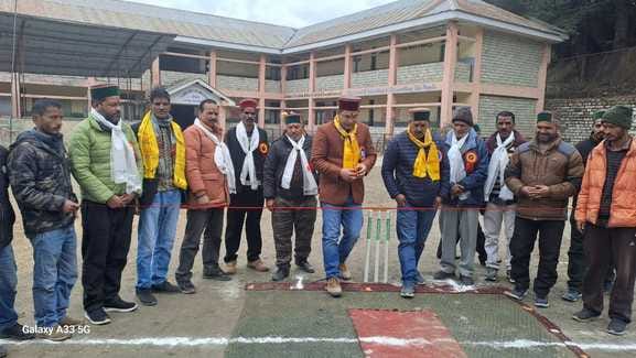 14th cricket competition started in Dofda