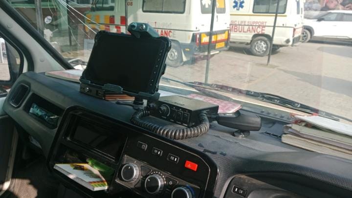 Excuse of late arrival of ambulance will no longer work, 32 are fitted with MDT device