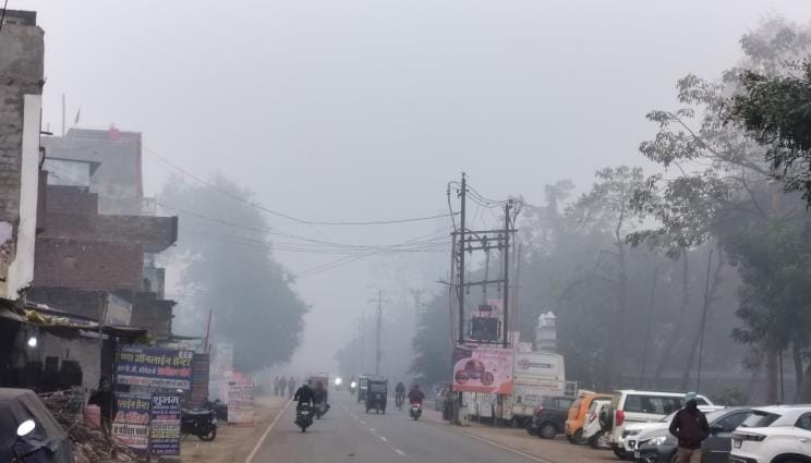 There was fog in the morning, sunshine during the day provided relief from cold winds