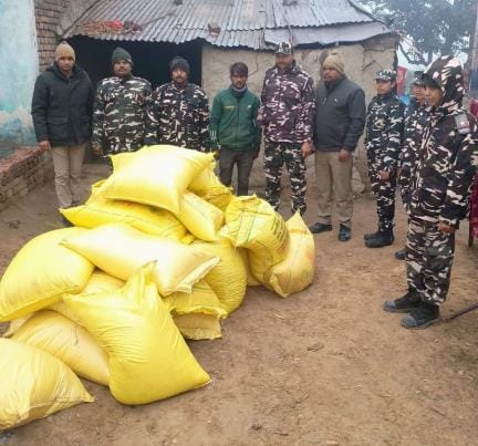 27 bags of urea kept for sending to Nepal caught