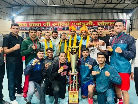 Army Nude team was the overall winner in the boxing competition